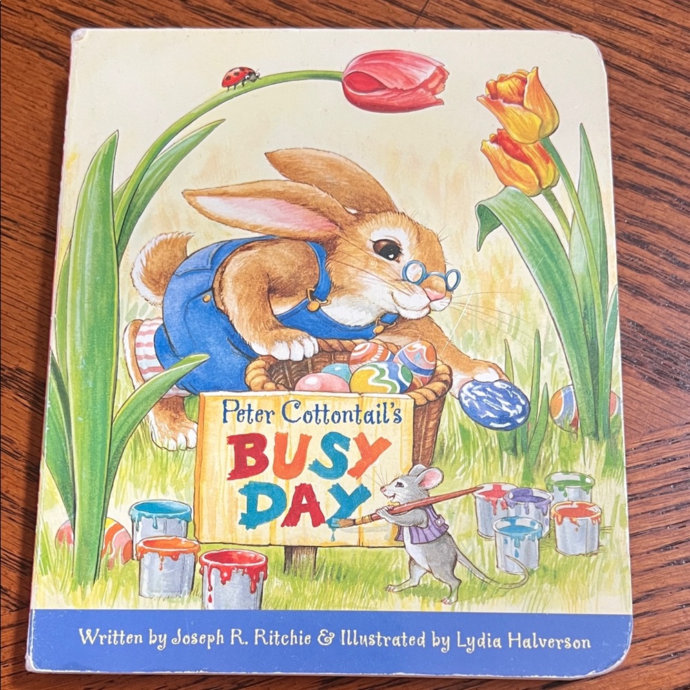 Warner Bros. Peter Cottontail's Busy Day Book -EUC